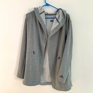 Adidas hooded cardigan